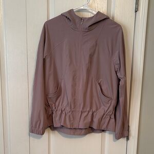 Lululemon Pack It Up Hooded Lightweight Jacket Smokey Blush Pink size 8